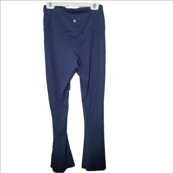 Lululemon Align High Rise Mini Flare True Navy Leggings - Picture 4 of 9